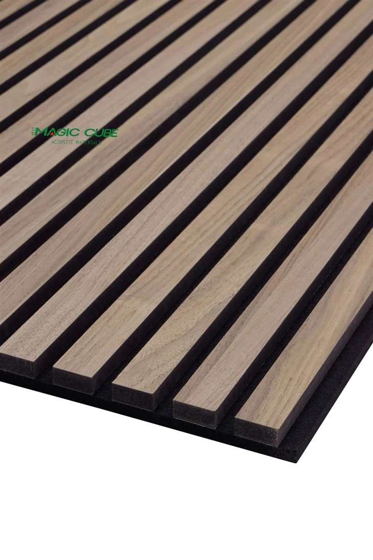 Natural Oak Acoustic Slat Wood Wall Panels