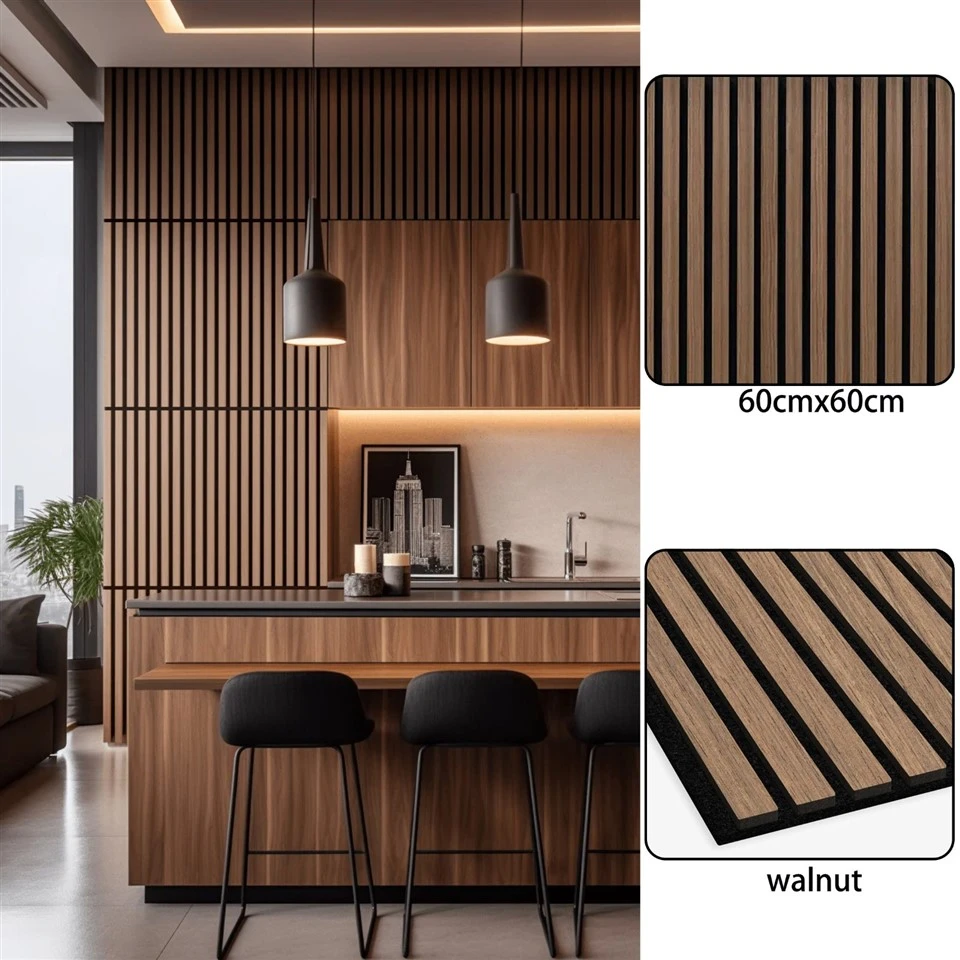 Slatted Wood Acoustic Panel factory